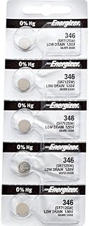 5 x Energizer 346 Watch Batteries, 1.55V, Equivalent SR712SW, 712