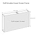 TheTerakart Golf Flat Frame Self-Standing Indoor/Outdoor Golf Frame Corners 25mm and Projection Impact Screen (Corners Only)