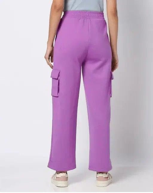 Image of Women Cargo Pants 4 Pocket Design Casual Comfortable Utility Style Everyday Travel Outdoor Outfit