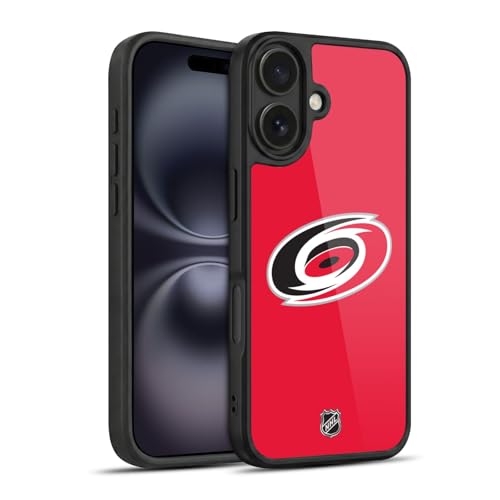 Coque antichoc iPhone 16 NHL Carolina Hurricanes pour éviter les bris d'écran en cas de chute