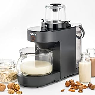 JOYOUNG Blender Fully Automatic, Soy Milk Maker, Glass Blender Cold and Hot with 8 Presets, Self-cleaning Blenders for Kitchen, Soup Maker, Almond Milk, Oat Milk, Shakes and Smoothies, Soy Milk.