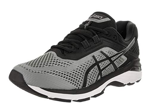 ASICS Men's GT-2000 6 Running Shoes, 8M, Stone Grey/Black/White