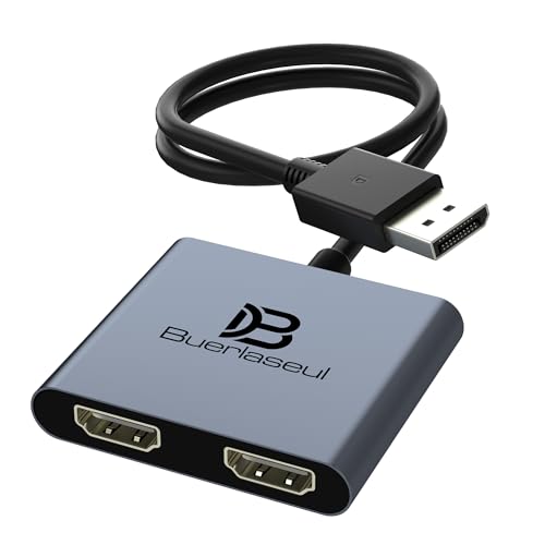 Amazon.co.jp: DisplayPort to デュアル HDMI 分配器1入力2出力 【4K