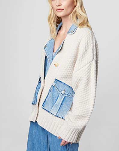 [BLANKNYC] Womens Button Up Cardigan2