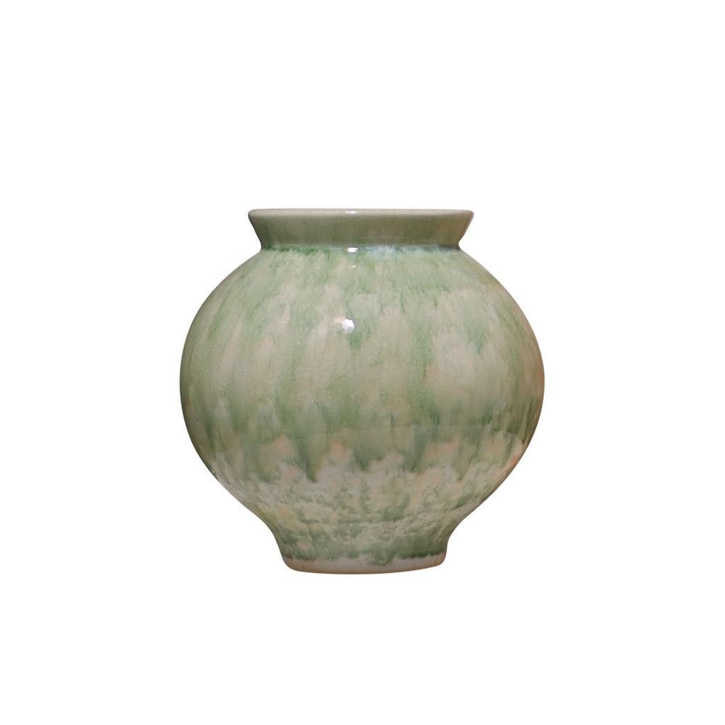 EINES Ceramic Vase Living Room Porch Ornaments Flower Arrangement Dried Flowers Home Device(A)