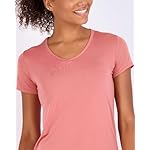 Real Essentials 5 Pack: Women's Short Sleeve V-Neck Activewear T-Shirt Dry-Fit Wicking Yoga Top (Available in Plus) - Image 3