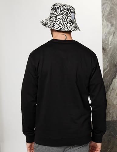 Image of Amazon Brand - Symbol Men Cotton Rich Light Weight Crew Neck Sweatshirt (Regular Fit) (Available in Plus Sizes)