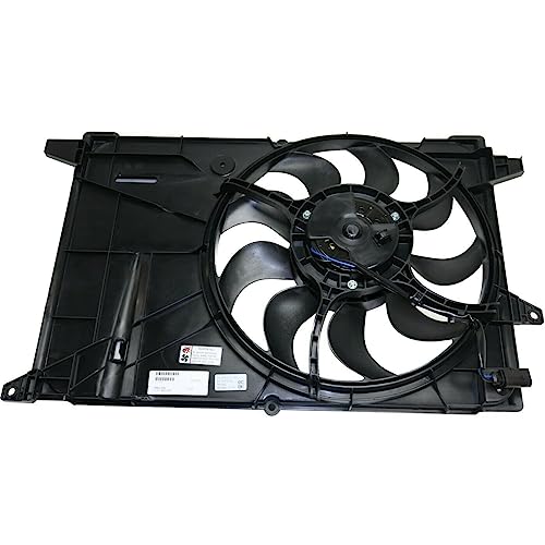 TYMMC Radiator Cooling Fan Assembly for Chevy for Spark 1.4L 2016-2021 14464897 GM3115271 ZZ0351