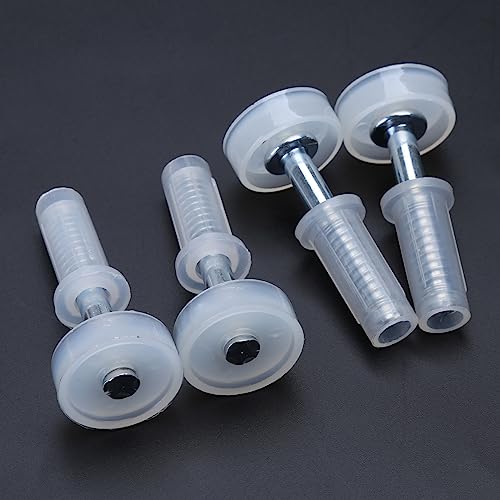 4 Pack Bi-Fold Door Top Guide Wheel Hardware Repair Set Double Folding Hardware Part for Elastic Shafts miniatura 3
