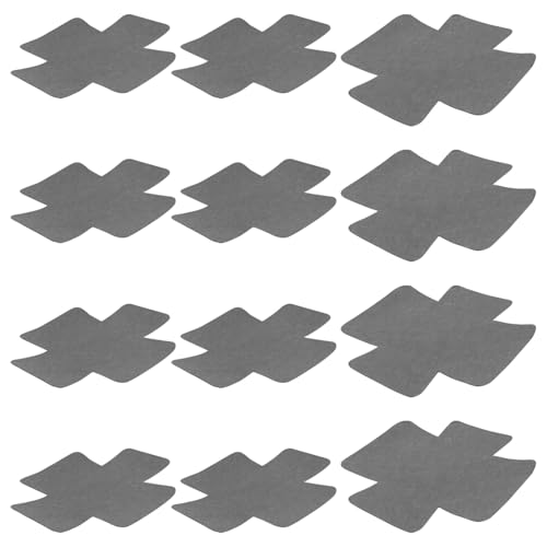 HEALSOPTHY 12 Stück Teiliges Isolierende Topfunterlagen aus Dickem Hitzebeständigem Vliesstoff Kratâ€¦ – Miniatur