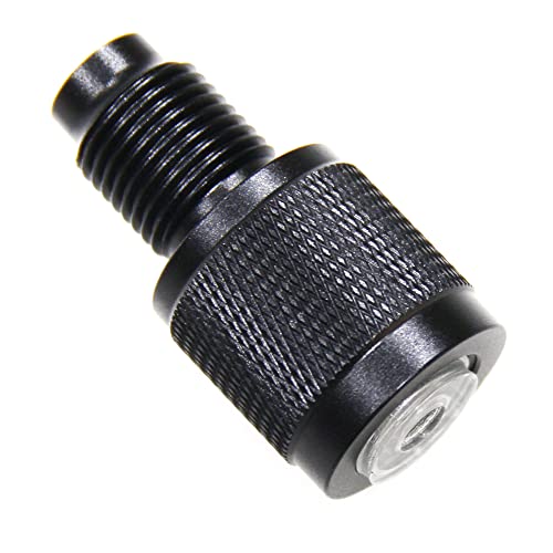 HPDAVV CO2 Kartuschenadapter mit M16x1,5 Außengewinde & 5/8-24UNF Innengewinde für PCP Air 88g Airsource, schwarz Cover