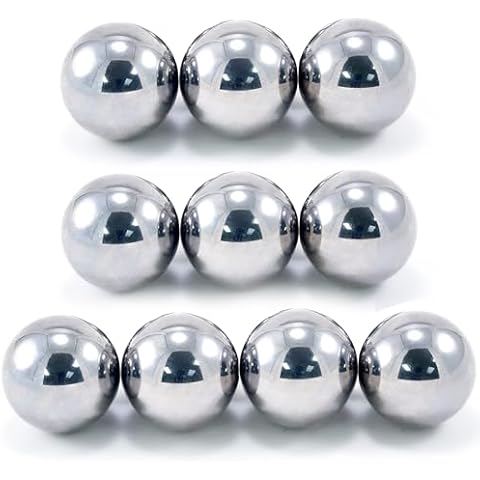 10Pcs 1.5''inch Bearing Balls Steel Ball Bearing 38mm Assorted Loose Bicycle Bearing Balls 1-1/2"… Cover
