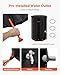 VEVOR Collapsible Rain Barrel, 100 Gallon Portable Rain Water Collection Barrel, 1000D PVC Rainwater Collection System, Garden Water Catcher Tank Storage Container with Spigot & Overflow Kit, Black