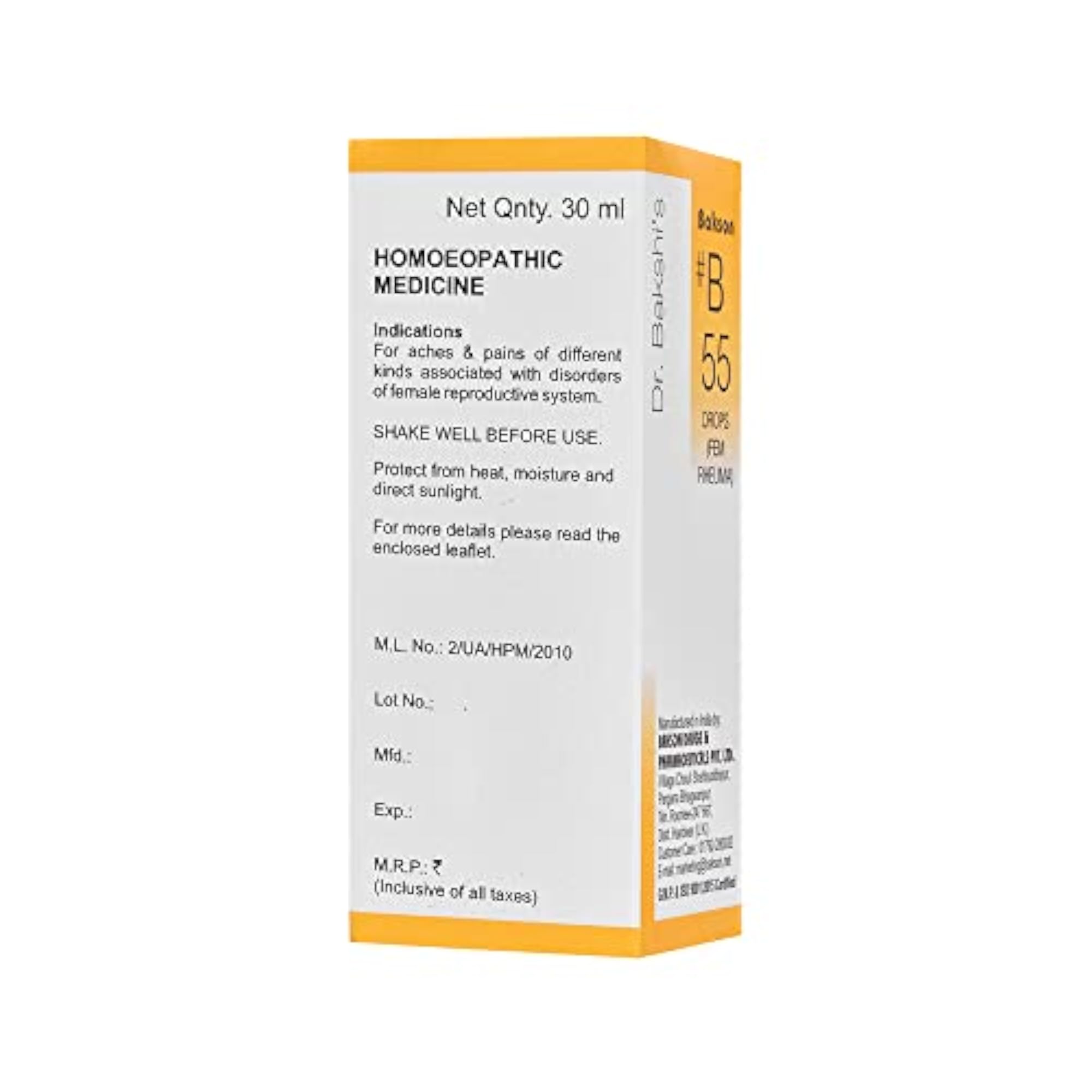 Fem Rheuma Homeopathy Drops, 30 ml