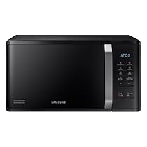 Samsung Forno a Microonde Grill Cottura Croccante MG23K3523CKE1 con Piatto Doratore incluso, Programmi Automatici, Quick Defrost, Capacità: 23L, Colore: Nero, LxAxP: 48,9 x 27,5 x 39,2 cm