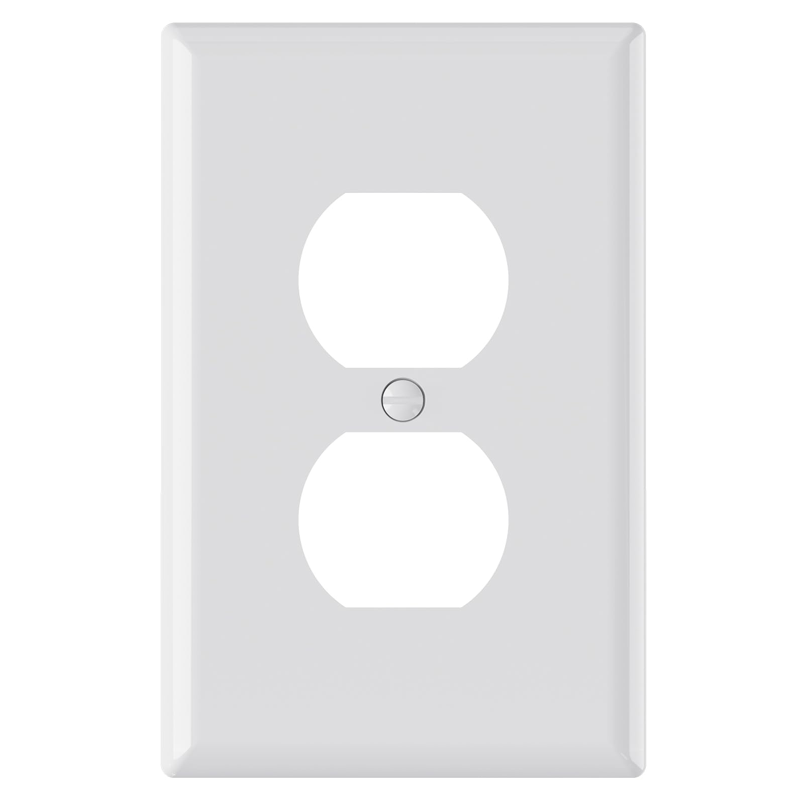 AIDA Screwless Outlet Covers - Matte White (10 Pack) -22