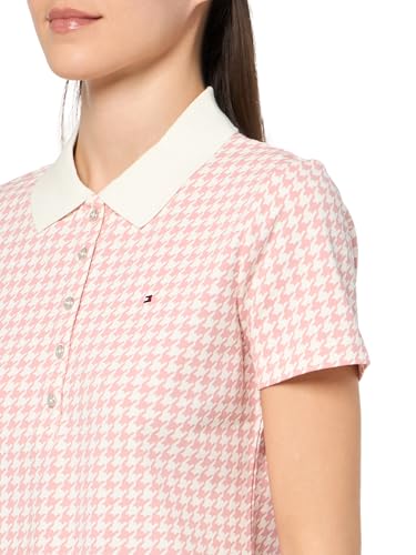 Tommy Hilfiger Womens Striped Collar Polo Shirt3
