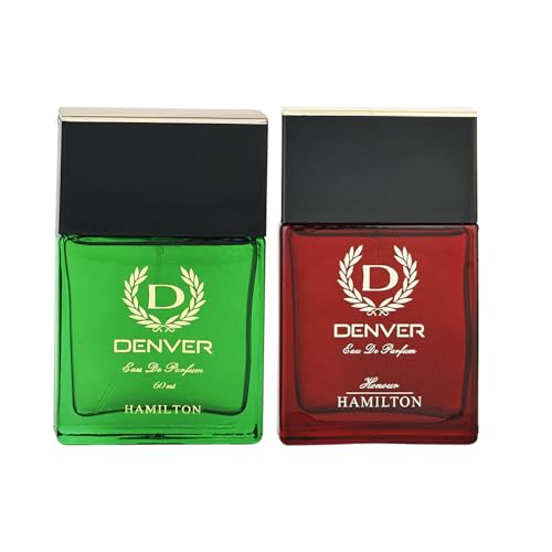 Image of DENVER Hamilton & Honour Perfume For Men - 60ML Each, Pack Of 2| Long Lasting Perfume Body Scent For Men