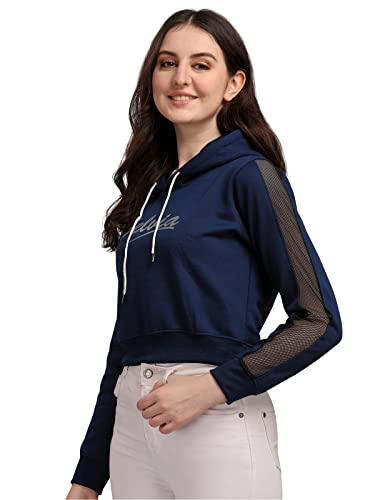 Image of Selvia Women's Cotton Blend Hooded Sweatshirt