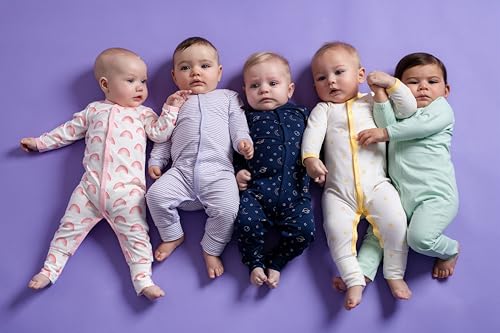 Image of monica + andy On the Go Baby One Piece, 100% Organic Baby Clothes for Girls & Boys, Sizes For Preemie, Newborn, & Infant