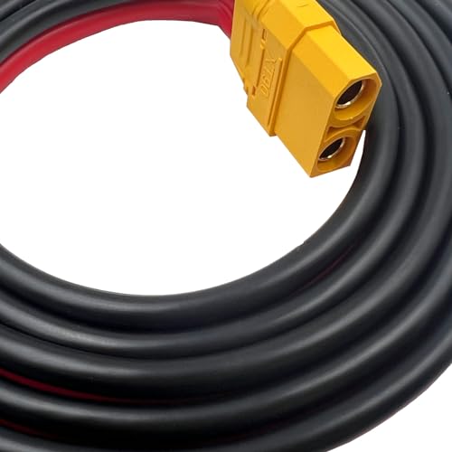 ZkeeShop Cabo de extensão 10AWG XT90 para conector solar compatível com gerador solar de estação de