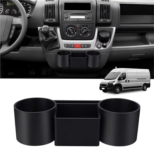 Double porte bouteille Citroën Relay ajustement précis 3D pour console centrale - 2