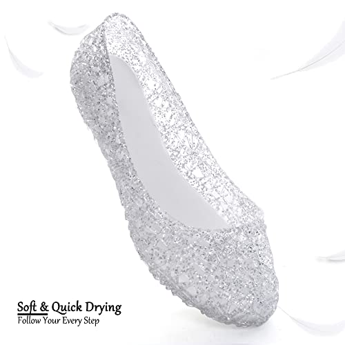 Image of Dear Time Women Flat Heel Summer Beach Jelly Shoes