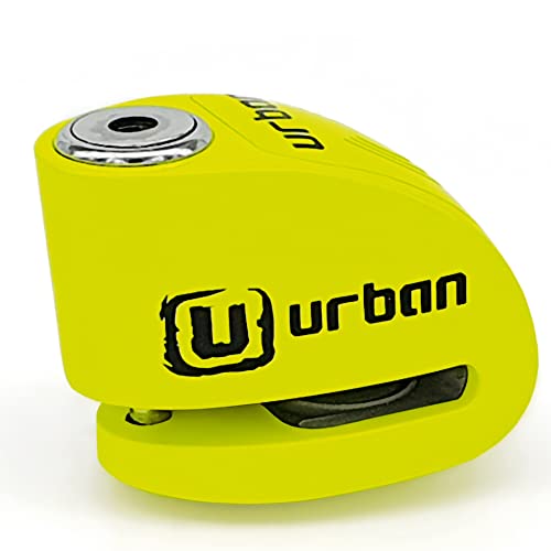 URBAN UR906X Alarme Moto Bloque Disque Antivol Bloc Disc Son 120 dB Axe 6mm Acier Universel, Anti Vol Cadenas Vélo Scooter Électrique Scooter Trottinette Électrique Sécurité Parking