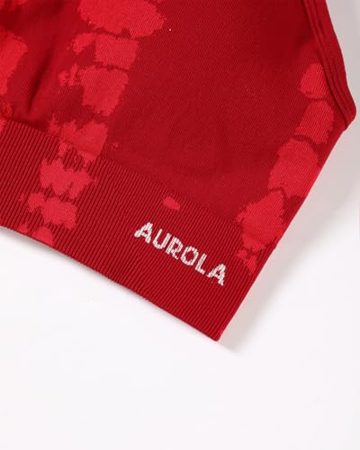 Image of AUROLA Serpent Seamless Sports Bras for Women,Backless Padded Strappy Workout Gym Yoga Crop Tops