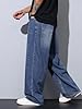 Men's Baggy Jeans Y2K Vintage Wide Leg Denim Pants... #2
