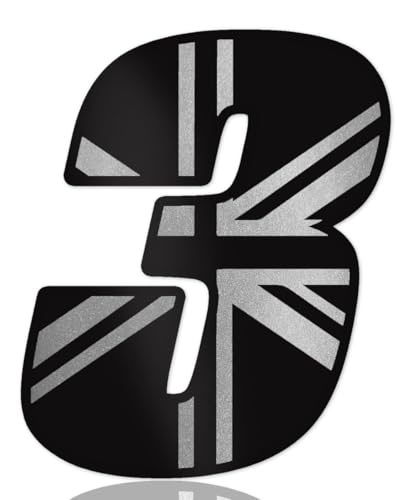 SkinoEu Race Number Car Moto Vinyl Sticker United Kingdom Fl