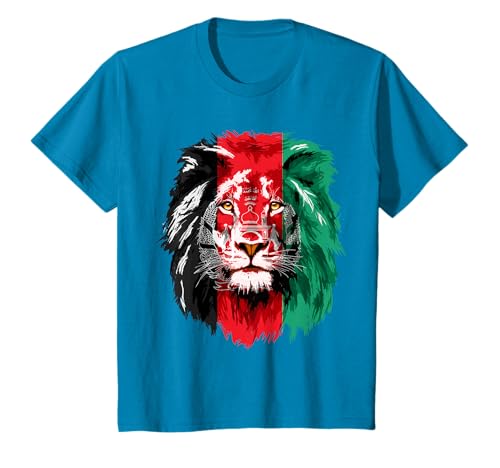 Afghanistan Flag Lion Free Afghanistan T-Shirt