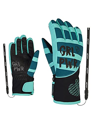 Ziener Mädchen LIWA Ski-Handschuhe/Wintersport | wasserdicht, Primaloft,...