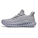 Pozvnn Mens Slip on Running Shoes Fashion Tennis Walking Sneakers Casual Gym Trainers Workout Lightweight Comfortable Grey