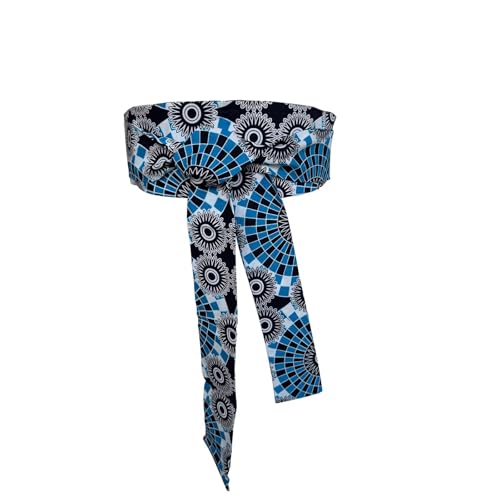 African Belt for Women Obi Belt Ankara Print Wrap Belt Kente High Waist Belt African Fabric Sash Cotton One Size
