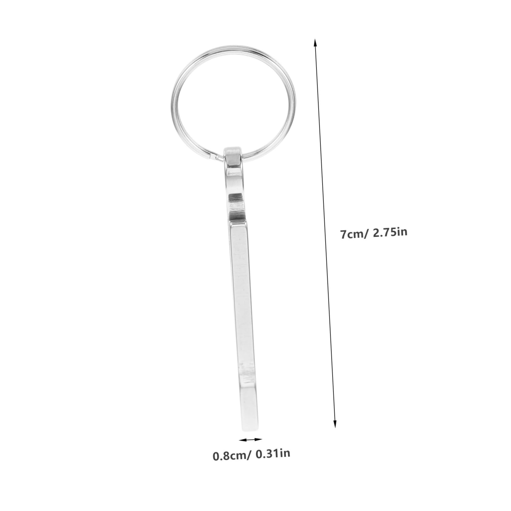 Abaodam Unique Design Money Clip Key Ring Small Clip for Cards Storage and Money