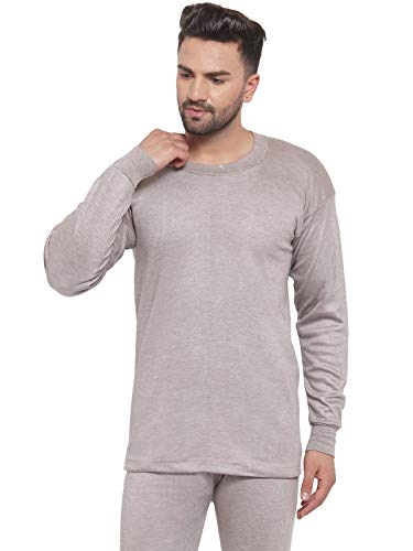 Image of UZARUS Men's Solid Thermal Set (Round Neck Vest and Trouser)
