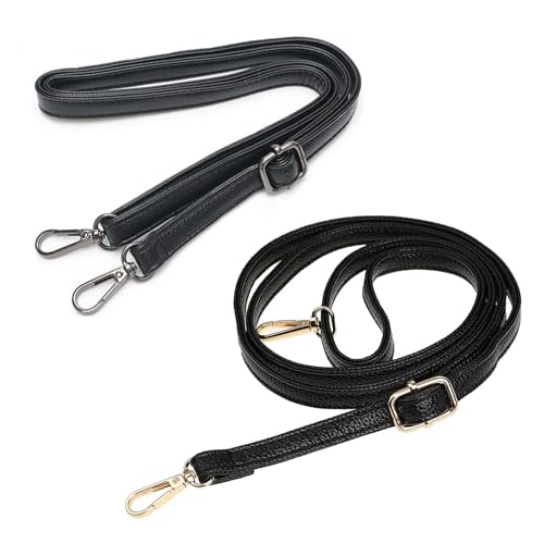 2 correas de hombro para bolsos, correas de bolsillo negras, correas de hombro para bolsos, correas de bolsillo de alta calidad para bolsos de hombro y bolsos, ajustables y duraderas