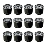 Oil Filter 1205001S AM125424 12 Pack for Kohler Engine Lawn Mower, Compatible with John Deere MTD