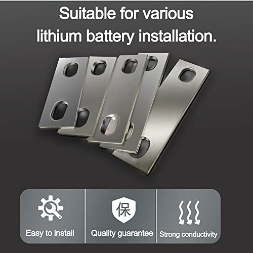 Image of Bus Bars Connector Red Copper Nickel Plate Pitch Row 35mm Lifepo4 Cell Lithium battery Busbar