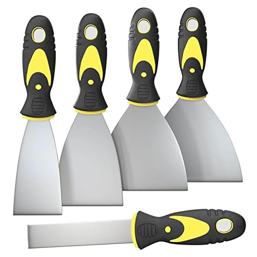 5Pcs Putty Knife, Set, 1" 2" 3" 4" 5" Scraper, Spackle Knife, Paint Scraper, Scraper Tool, No Rusting, Perfect For Repairing Drywall, Removing Wallpaper, Mud, Plaster Scraping