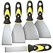 Rerdeim 5Pcs Putty Knife, Set, 1″ 2″ 3″ 4″ 5″ Scraper, Spackle Knife, Paint Scraper, Scraper Tool, No Rusting, Perfect For Repairing Drywall, Removing Wallpaper, Mud, Plaster Scraping Rerdeim 5Pcs Putty Knife, Set, 1″ 2″ 3″ 4″ 5″ Scraper, Spackle Knife, Paint Scraper, Scraper Tool, No Rusting, Perfect For Repairing Drywall, Removing Wallpaper, Mud, Plaster Scraping