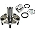 DTA D930502+NT513248 Rear Wheel Hub Wheel Bearing Kit Left or Right Fits Subaru Legacy Impreza Forester With Seals Nut Retaining Clip - AWD Only