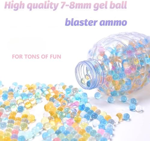 APLIKJA-5000-Beads-Per-Pack-Gel-Ball-Blaster-Beads-Ammo-Bullets-for-Kids-Boys-Age-5-Years-above - [Vortex Blue ]