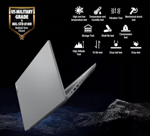 Image of Lenovo Laptop Computer V15, AMD Ryzen 5 7520U, 8GB RAM, 512GB SSD