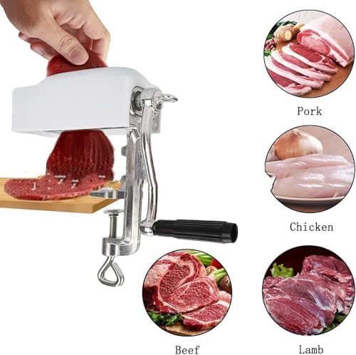 Manual Meat Tenderizer, Roller-Type Meat Tenderizer, Manual Flattening Tool, Suitable for Beef, Turkey, Chicken, and Pork.
