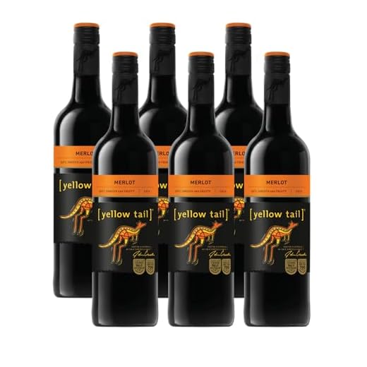 Yellow Tail Cabernet Sauvignon – Halbtrockener Rotwein aus Australien (1 x 0,75l) 2 Yellow Tail Merlot – Halbtrockener, fruchtiger Rotwein aus Australien (6 x 0,75l)