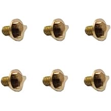 6PCS Custom CNC Titanium Screw Replacements Fit for Microtech UltraTech UT UTX-85Gold