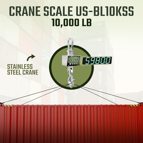 Báscula grúa 10,000 lb acero inoxidable digital miniatura 4