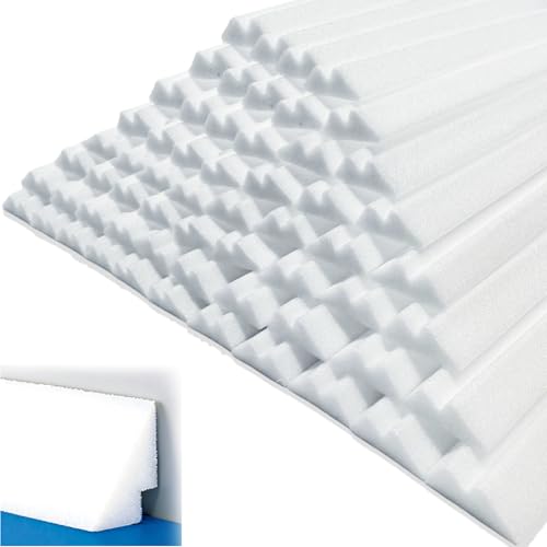 Bhyhok 60PCS Peel and Stick Pool Cove Closed Cell Foam Above Ground Pool Cove with Adhesive Backing 24 Round Pool Liner Protection Prevents Pool Liner Wear & Tear Easy DIY Installation